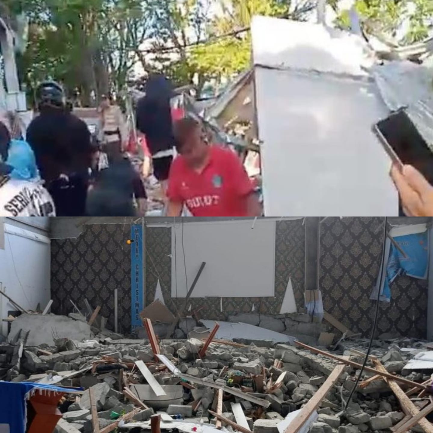 Situasi usai gempa di Malut (Foto: Antara)